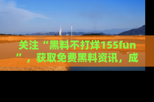 关注“黑料不打烊155fun”，获取免费黑料资讯，成为吃瓜达人不再难！