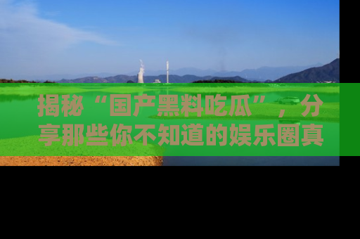 揭秘“国产黑料吃瓜”，分享那些你不知道的娱乐圈真实内幕！