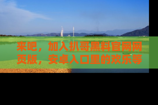 来吧，加入扒哥黑料官网网页版，安卓入口里的欢乐等着你！