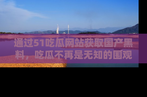 通过51吃瓜网站获取国产黑料，吃瓜不再是无知的围观者