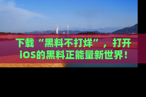 下载“黑料不打烊”,打开iOS的黑料正能量新世界!