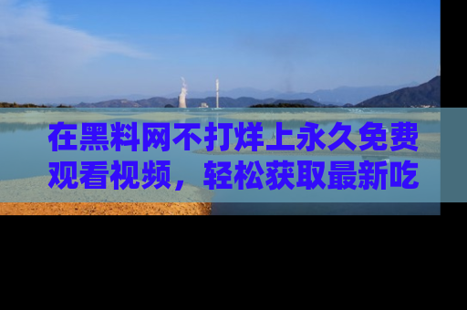 在黑料网不打烊上永久免费观看视频,轻松获取最新吃瓜资讯!