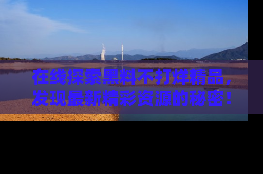在线探索黑料不打烊精品,发现最新精彩资源的秘密!