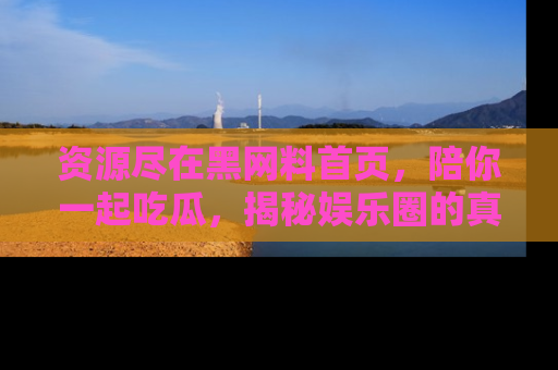 资源尽在黑网料首页,陪你一起吃瓜,揭秘娱乐圈的真实内幕